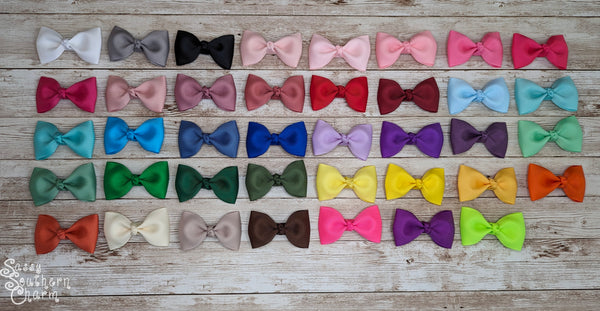 Itty Bitty Bow - Hot Pink