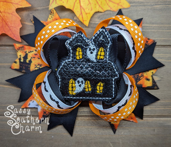 Haunted House Bow