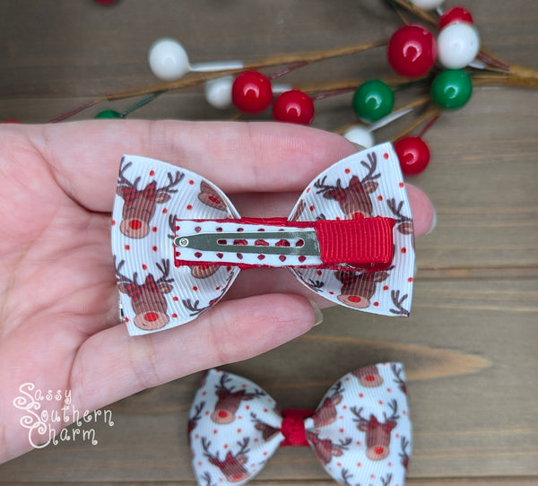 Itty Bitty Reindeer Bows