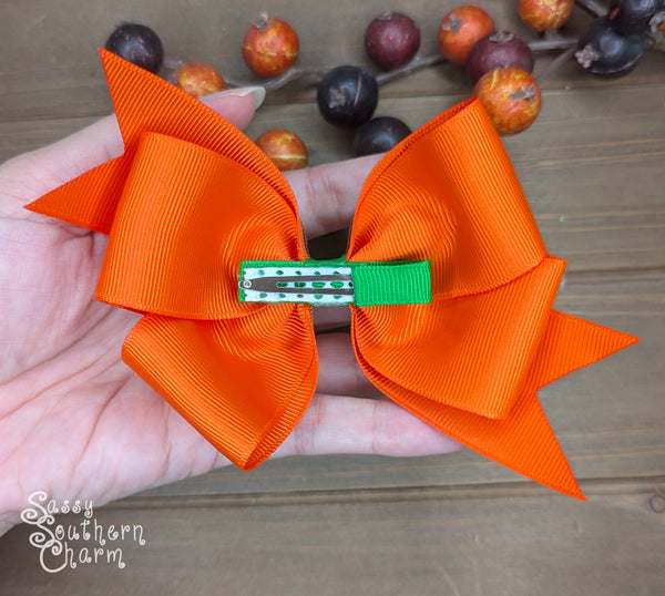 Fall Pumpkin Bow