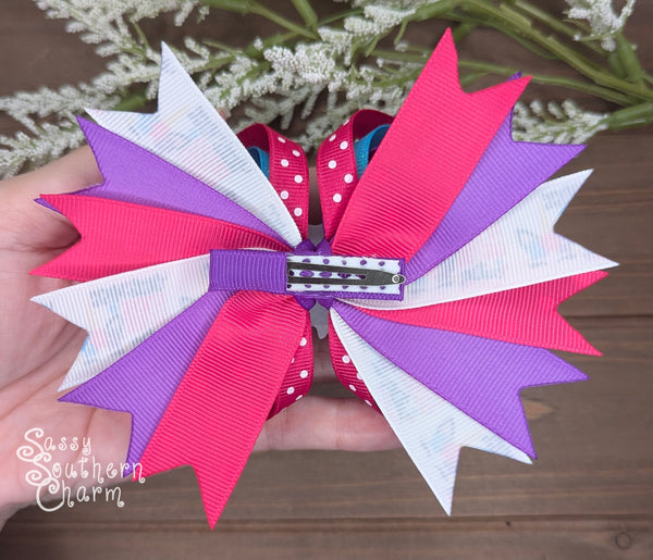 Little Miss Kindergarten Cutie Bow