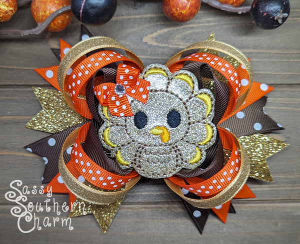 Golden Turkey Bow