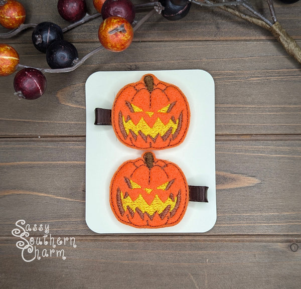 Angry Pumpkin Clips