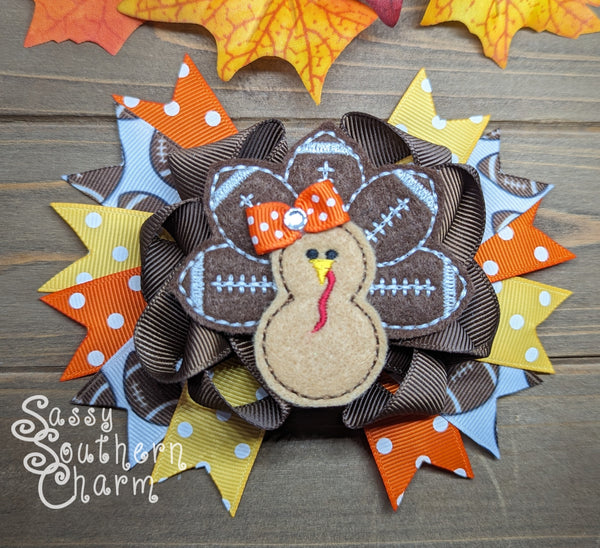 Football Turkey Bow