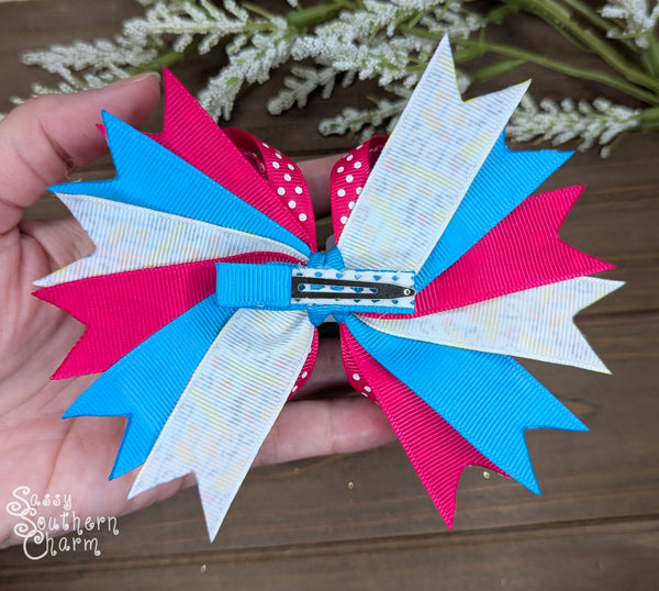 Hello Kindergarten Bow
