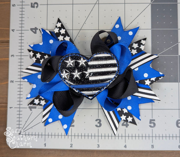 Thin Blue Line Bow