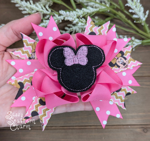 Pink Mouse Bow