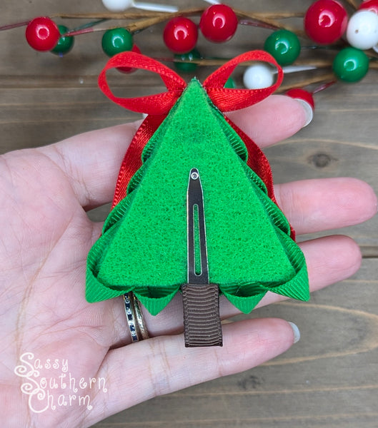 Christmas Tree Ribbon Sculpture