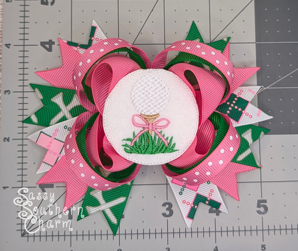 Golf Tee Bow