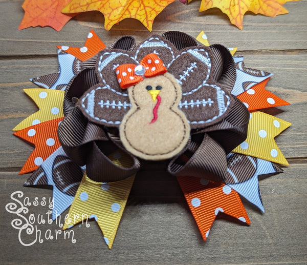 Football Turkey Bow