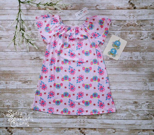 Princess Stars Dress -2T, 4T