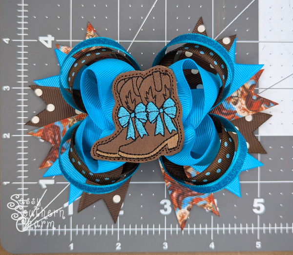 Cowgirl Boots Bow