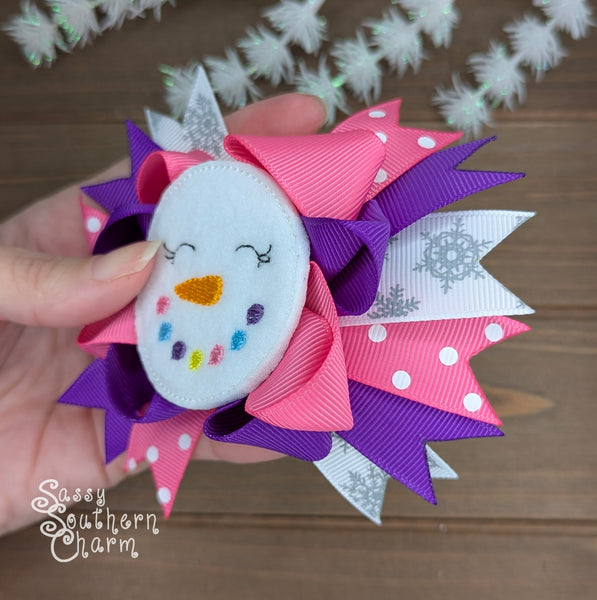 Snowman Bow