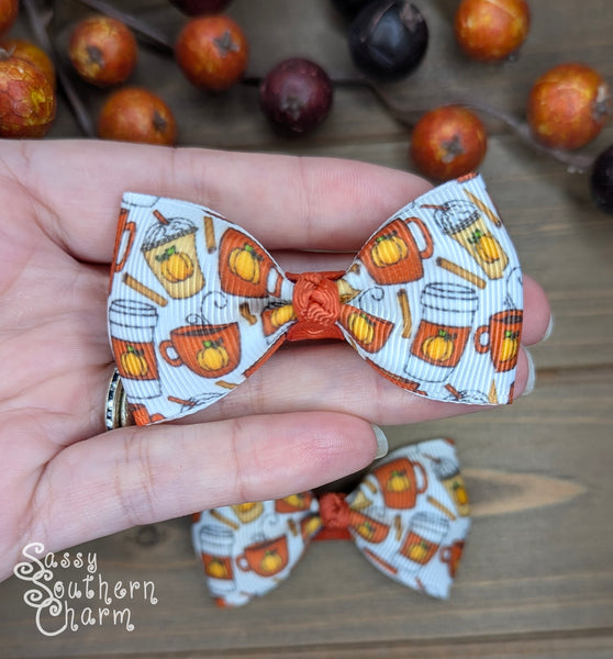 Itty Bitty Pumpkin Spice Bows