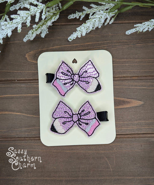 Coquette Pencil Clips
