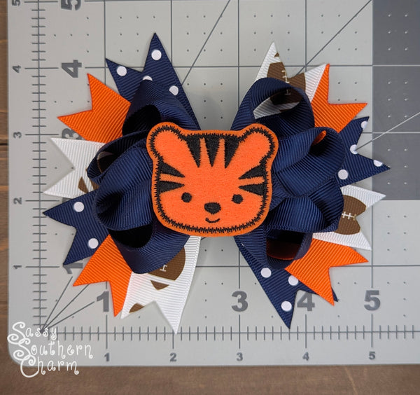 Tiger Bow -Custom Colors Available