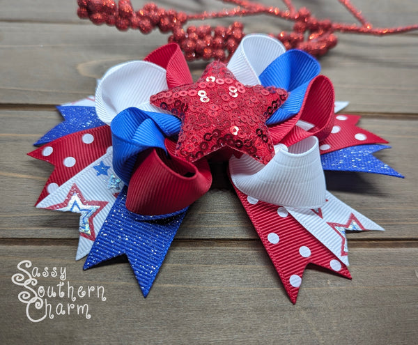 Stars and Stripes Bow