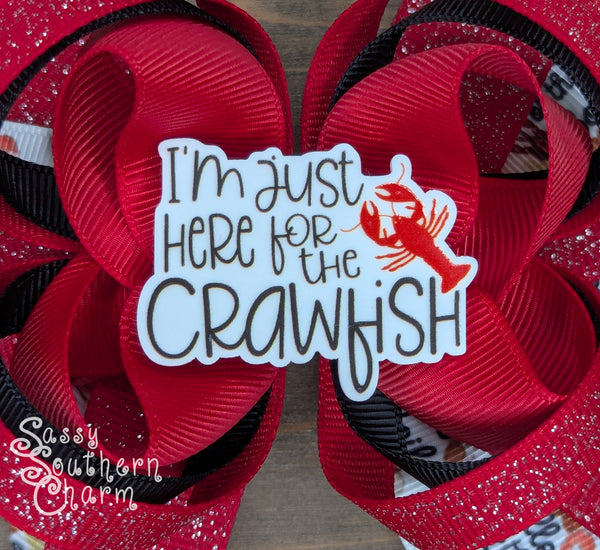 Crawfish Hair Bow