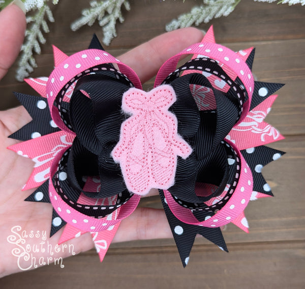 Ballet Hair Bow