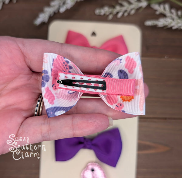 Itty Bitty Dinosaur Bow Set