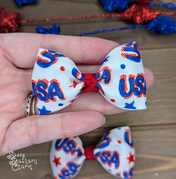 Itty Bitty USA bows