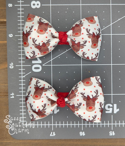 Itty Bitty Reindeer Bows