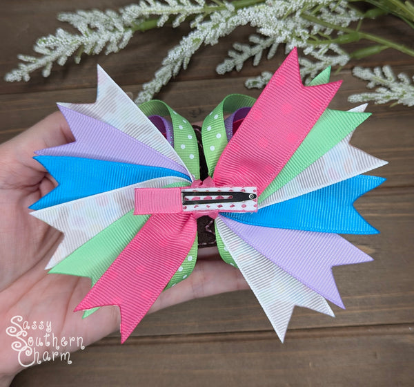 Chocolate Bunny Bow