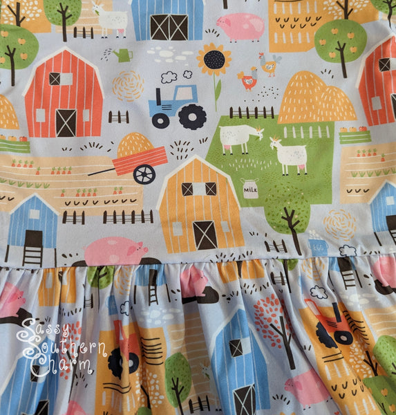 Around the Farm Dress -5