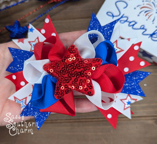 Stars and Stripes Bow