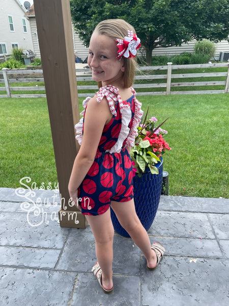 Take Me Out to the Ball Game: Romper -5