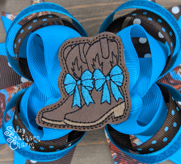Cowgirl Boots Bow