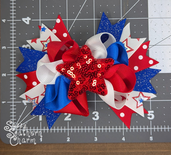 Stars and Stripes Bow