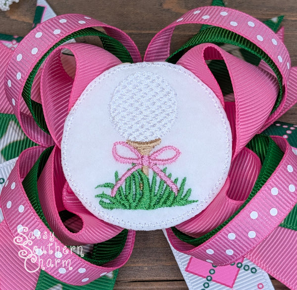 Golf Tee Bow