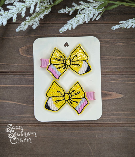 Coquette Pencil Clips