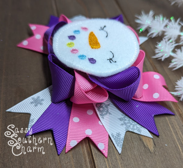 Snowman Bow