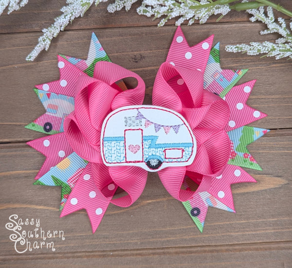 Vintage Camper Bow