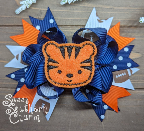 Tiger Bow -Custom Colors Available