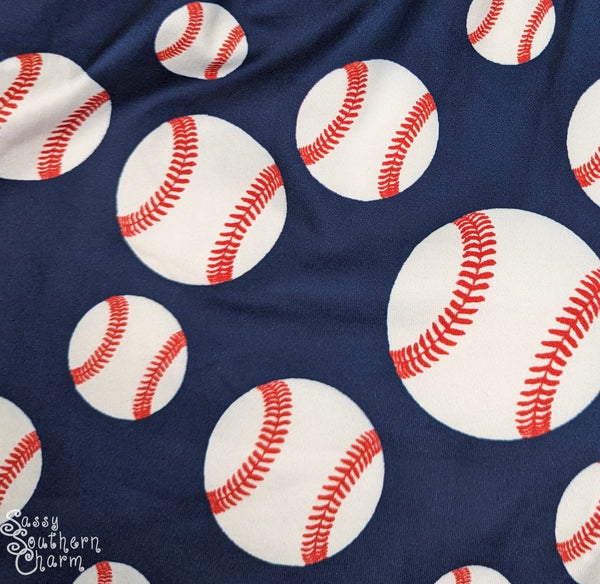 Batter Up Romper - 9/12M