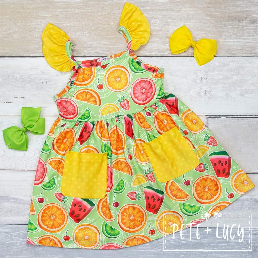 Fruitful Sun Dress-6/6x