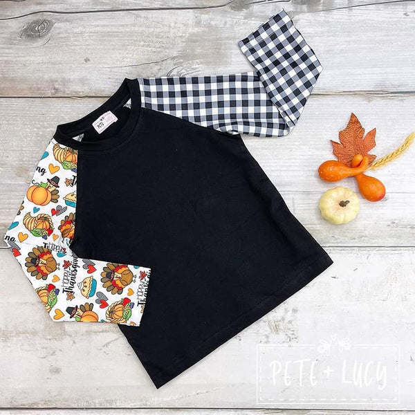 "Fun" Thanksgiving Shirt -2T, 3T, 6/6x
