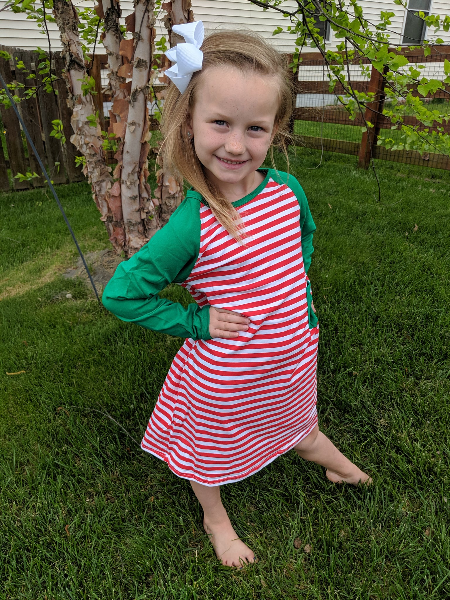 Striped Pajama Dress