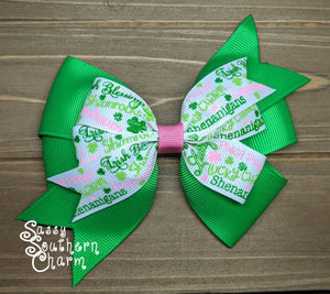 St. Patty's Word Collage Stacked Pinwheel