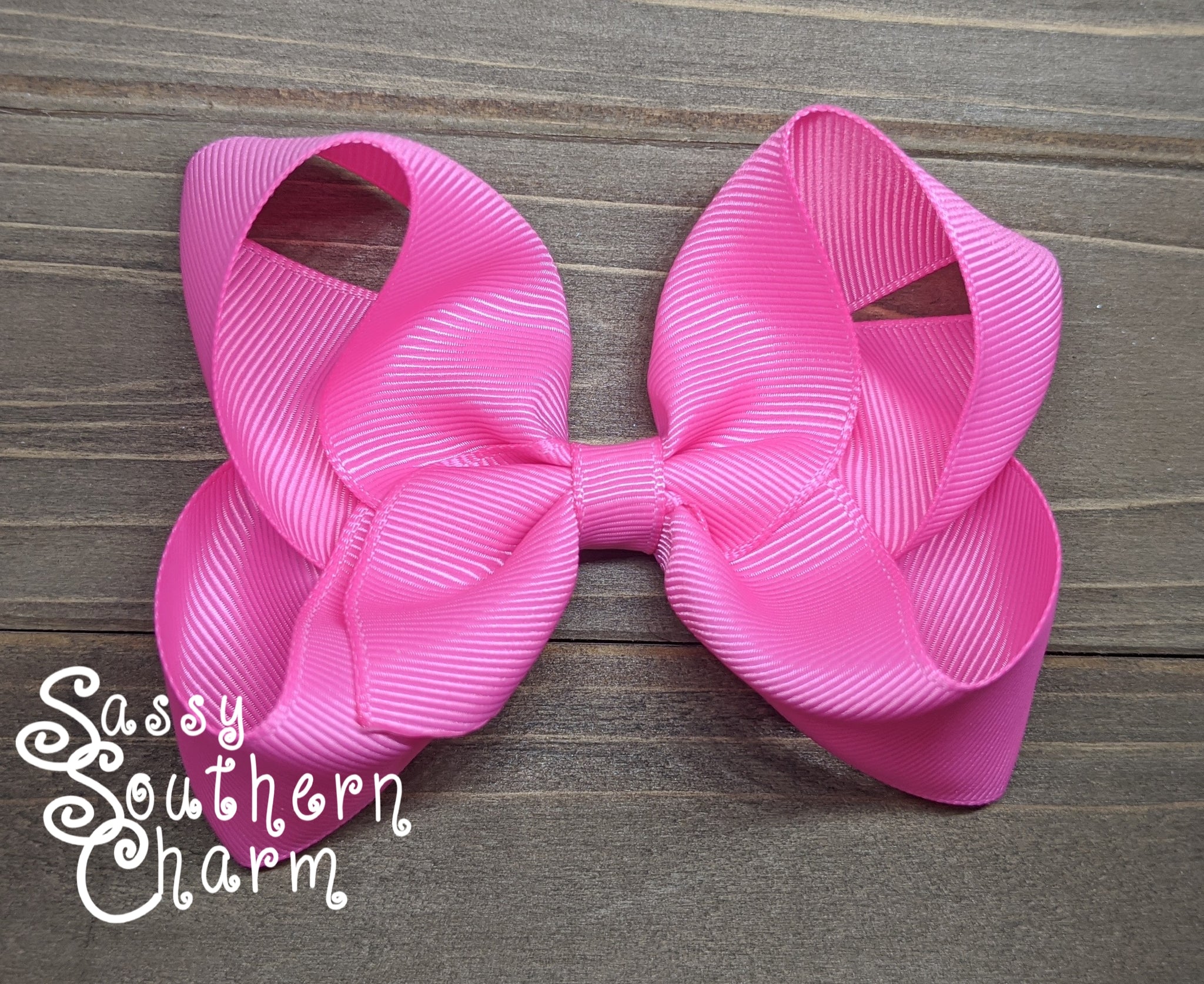 Hot Pink Boutique Bow