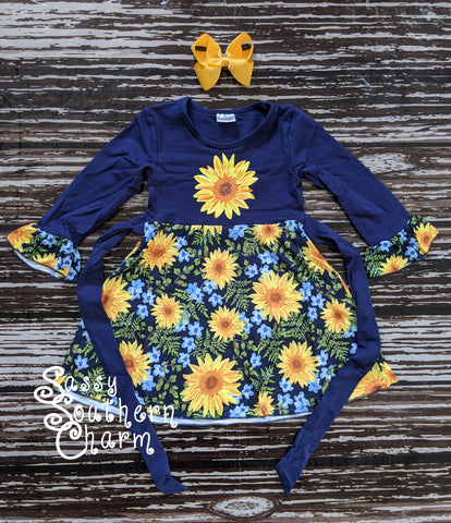 Sunflower Dress -2T