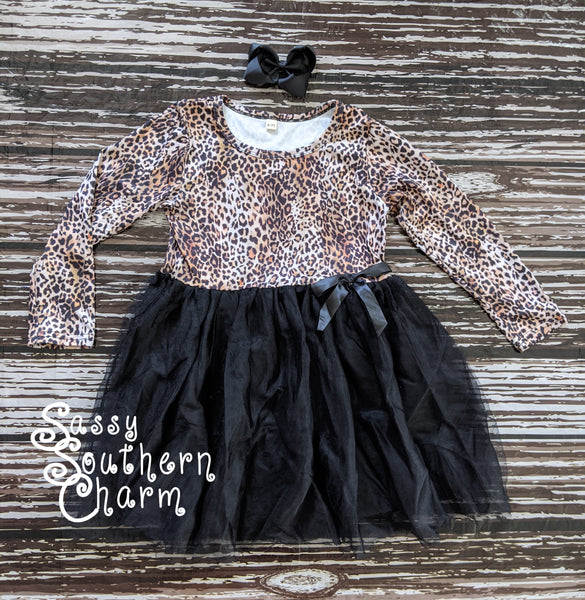 Cheetah Tulle Dress
