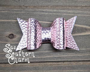 Rose Gold Sparkle Bow