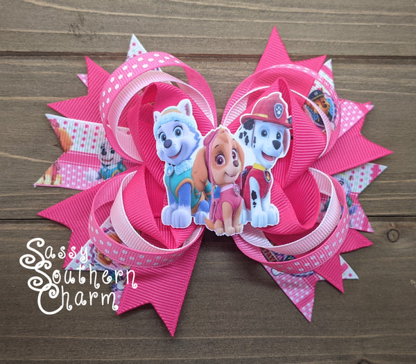 Paw Patrol Stacked Bow