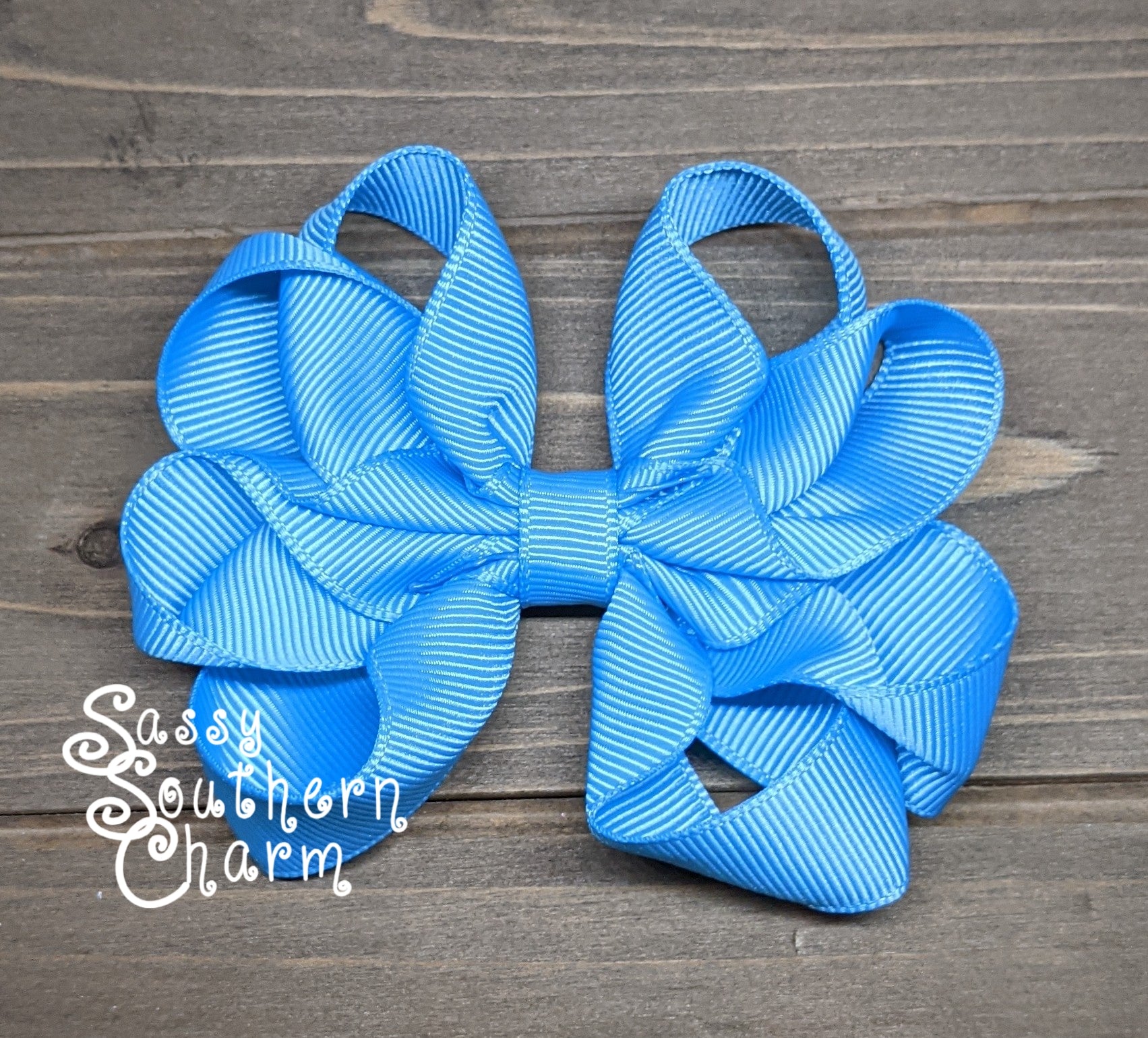 Turquoise Octopus Bow