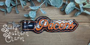 Embroidered Pacer Key Fob/Backpack Pull