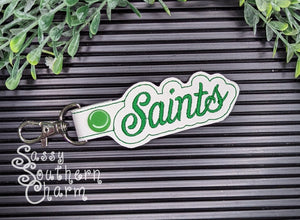 Embroidered Key Fobs- "Saints"